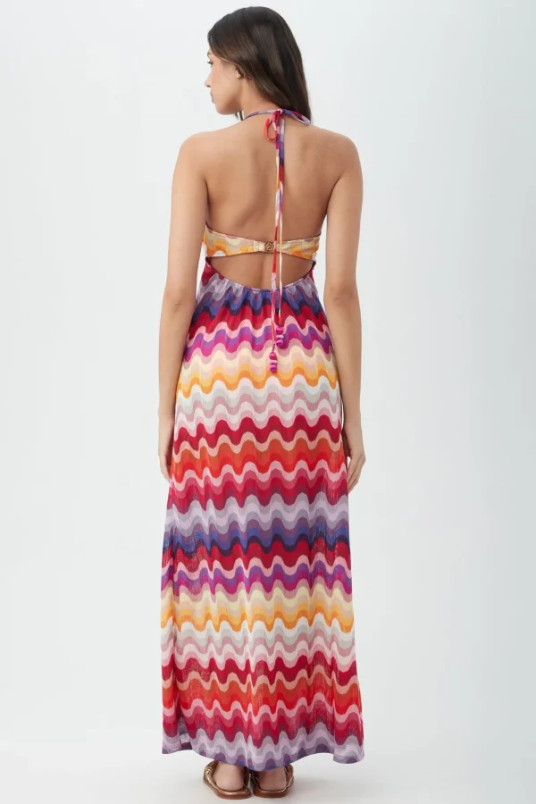 Women Trina Turk Portofino Halter Maxi