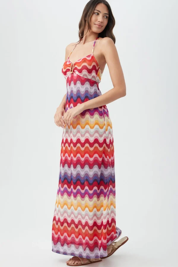 Women Trina Turk Portofino Halter Maxi