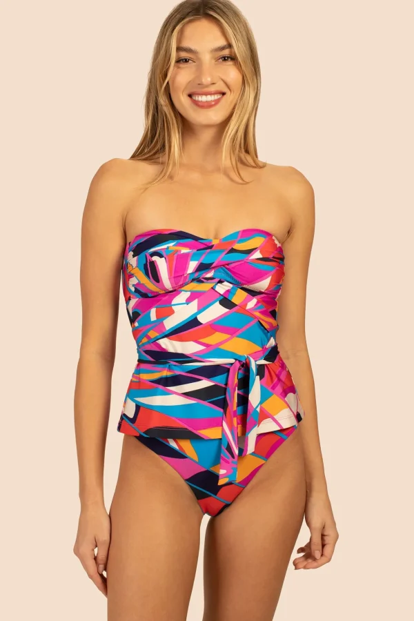 Women Trina Turk Rio Convertible Bandeau Tankini