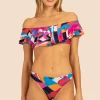 Women Trina Turk Rio Off The Shoulder Ruffle Bra