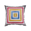 Trina Turk Satin Stitch Embroidered Square Pillow