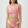 Women Trina Turk Sheer Tropics Twist Bandeau Top