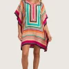 Women Trina Turk Souk Stripe Theodora Caftan Dress