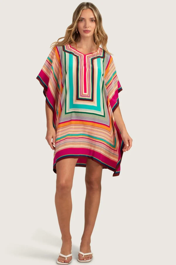 Women Trina Turk Souk Stripe Theodora Caftan Dress