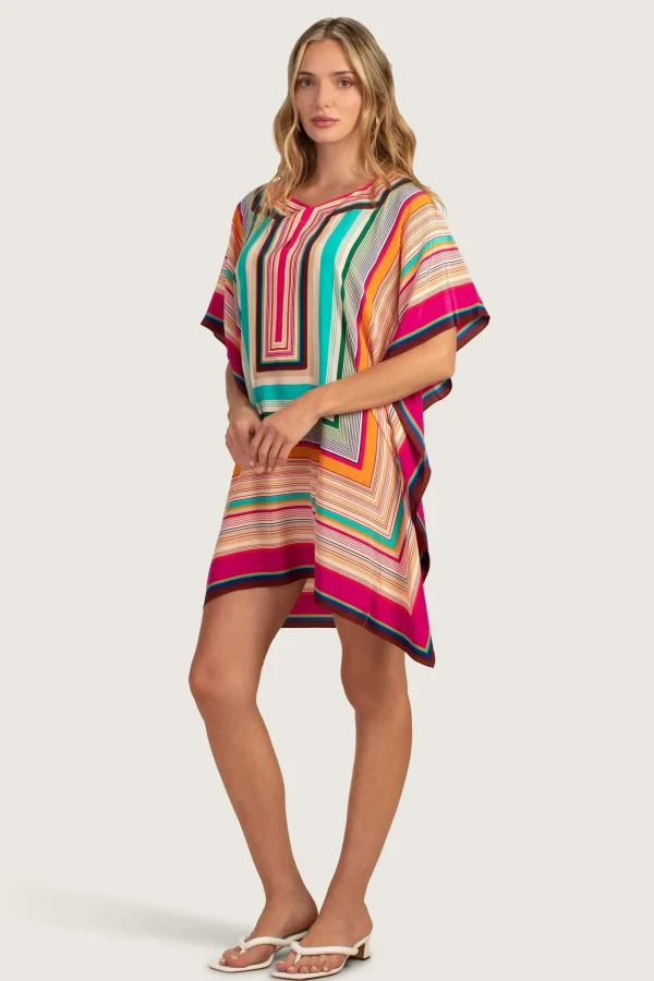 Women Trina Turk Souk Stripe Theodora Caftan Dress