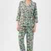 Women Trina Turk Stacked Rings Cropped Pj Set