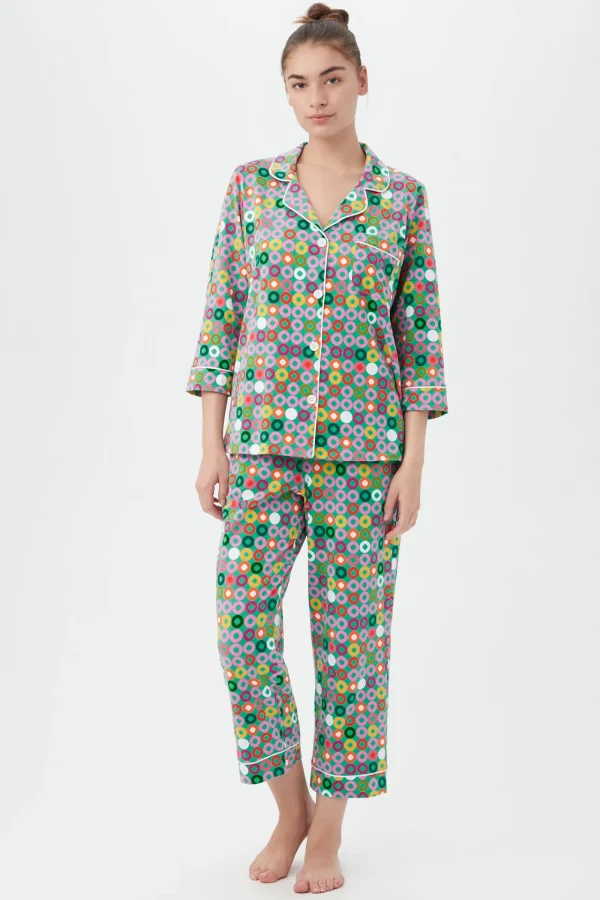 Women Trina Turk Stacked Rings Cropped Pj Set