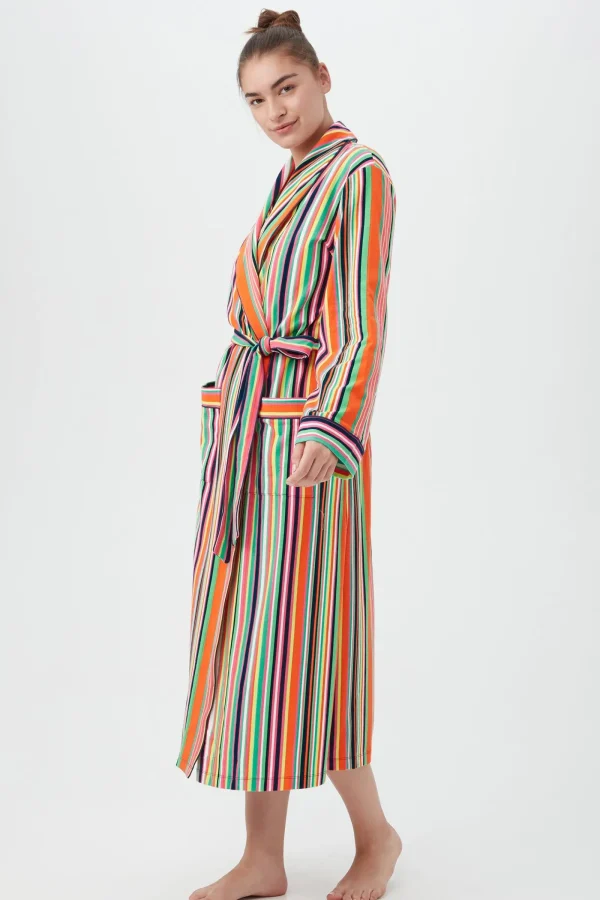 Women Trina Turk Stripe Robe De Chambre