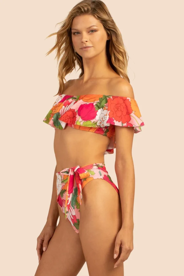 Women Trina Turk Sunny Bloom Off The Shoulder Bandeau Top