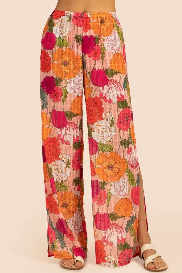 Women Trina Turk Sunny Bloom Slit Pant