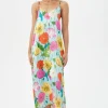 Women Trina Turk Sunny Blossom Maxi Chemise Nightgown