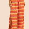 Women Trina Turk Sunray Crochet Slit Pant