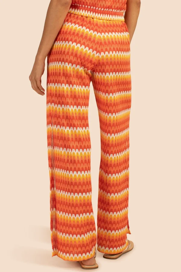 Women Trina Turk Sunray Crochet Slit Pant