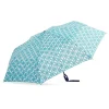 Trina Turk Blue Breeze Block Compact Umbrella