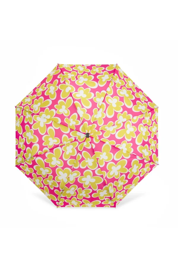 Trina Turk Palm Bay Floral Compact Umbrella