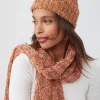 Trina Turk Tt Speckled Knit Beanie And Scarf