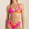 Women Trina Turk Vivid Vista Layered Triangle Swim Top