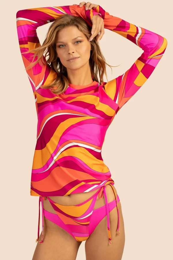 Women Trina Turk Vivid Vista Swim Tee