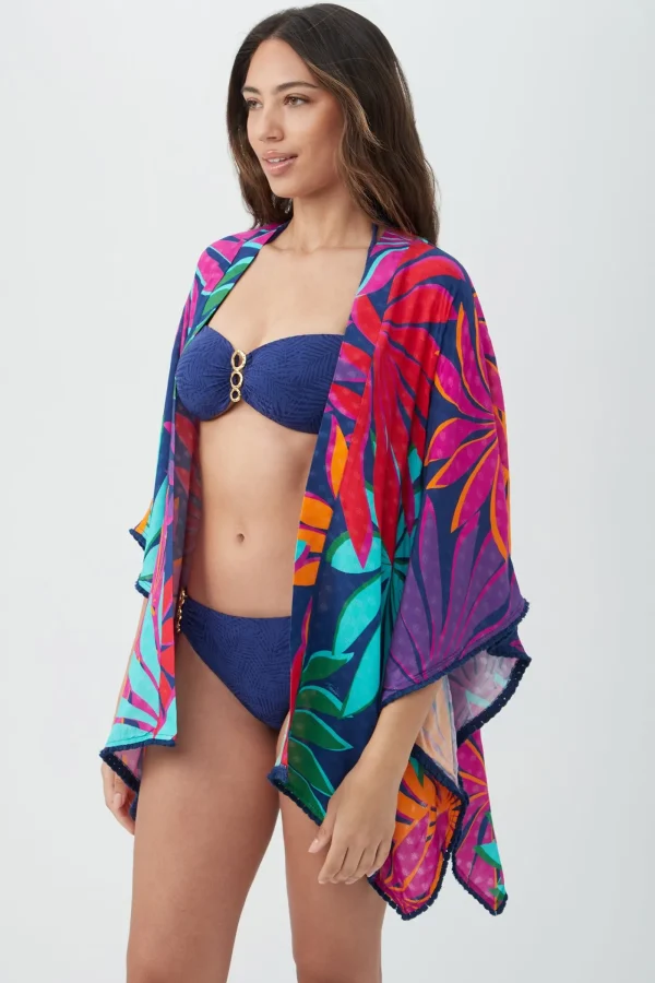 Women Trina Turk Wailea Fringe Kimono