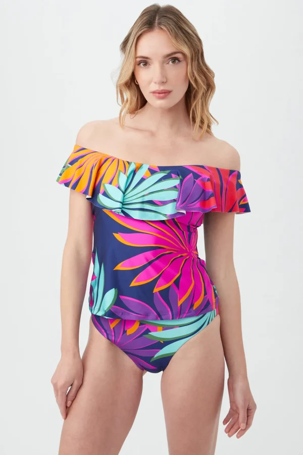 Women Trina Turk Wailea Off The Shoulder Tankini