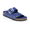 Trina Turk Women'S Arizona Big Buckle Blue Patent Leather Sandal