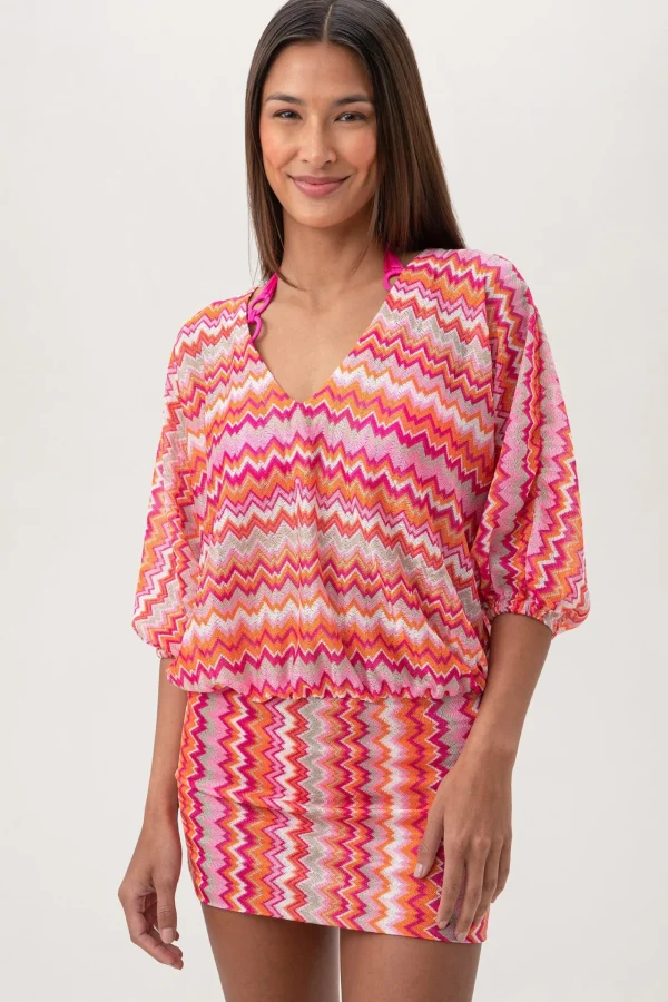 Women Trina Turk Zen Crochet Tunic